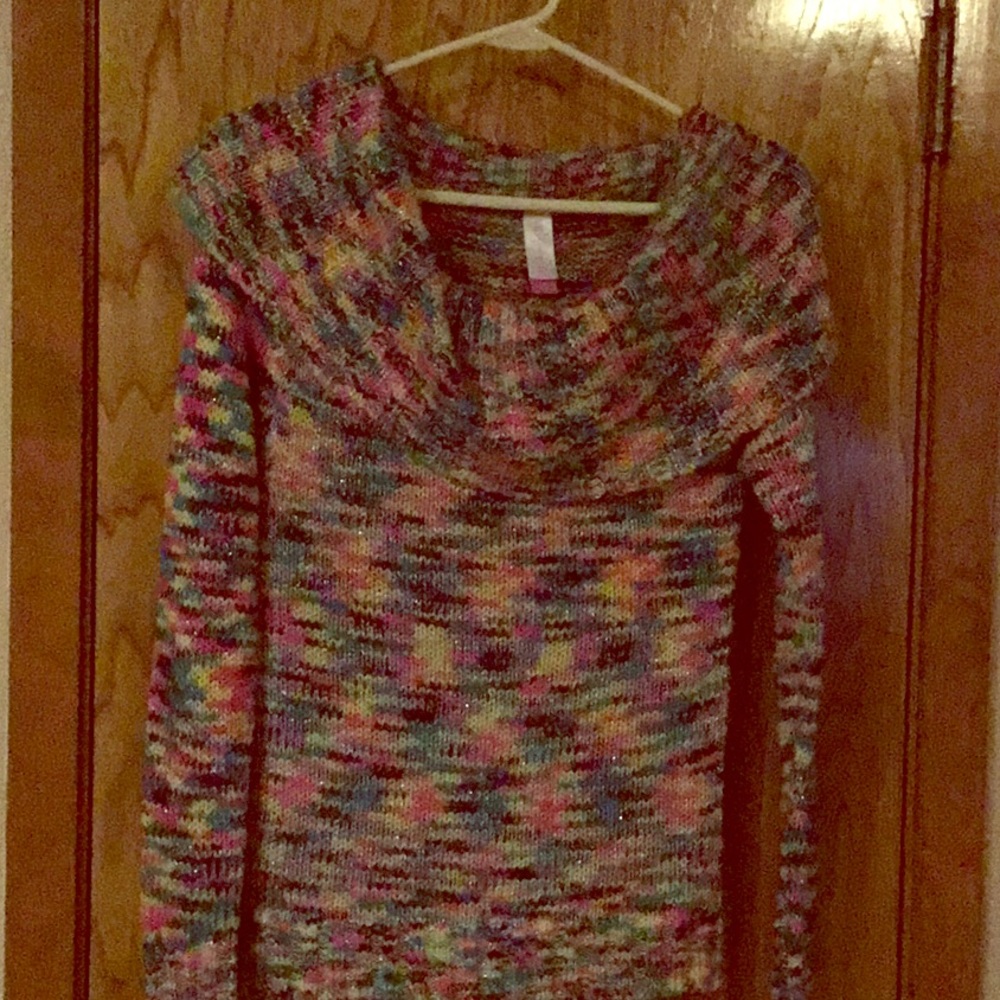 Multi colored sweater